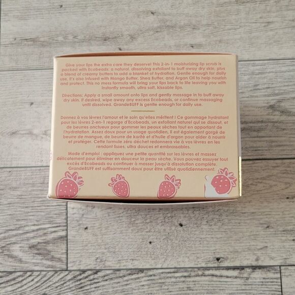 Grande Cosmetics Grande Buff Strawberries and Cream Lip Scrub - Picture 2 of 7